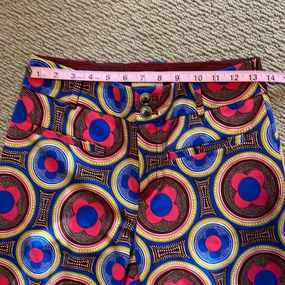 Anthropologie “essential slim” ankle pants, multicolor print, 2. - Picture 7 of 7